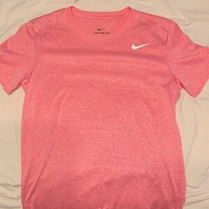 Nike Women's Heathered Pink Short Sleeve Tee